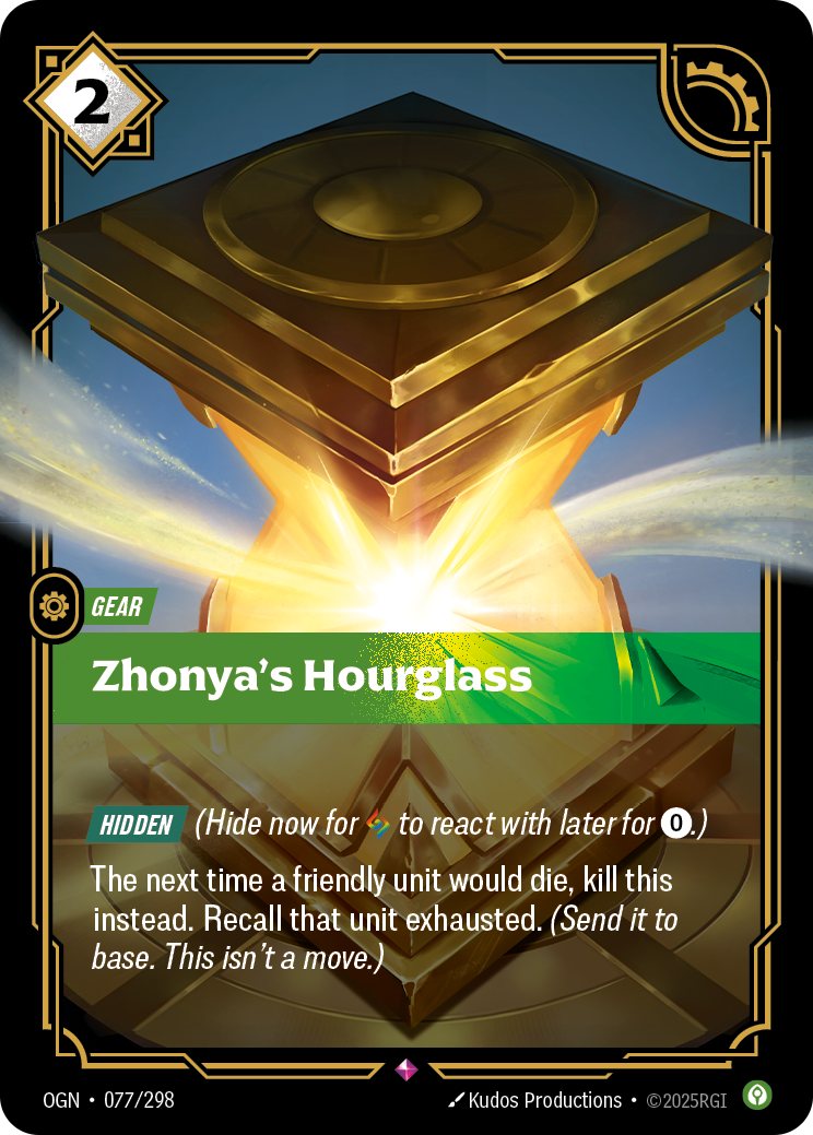 Riftbound Gear: Zhonya's Hourglass