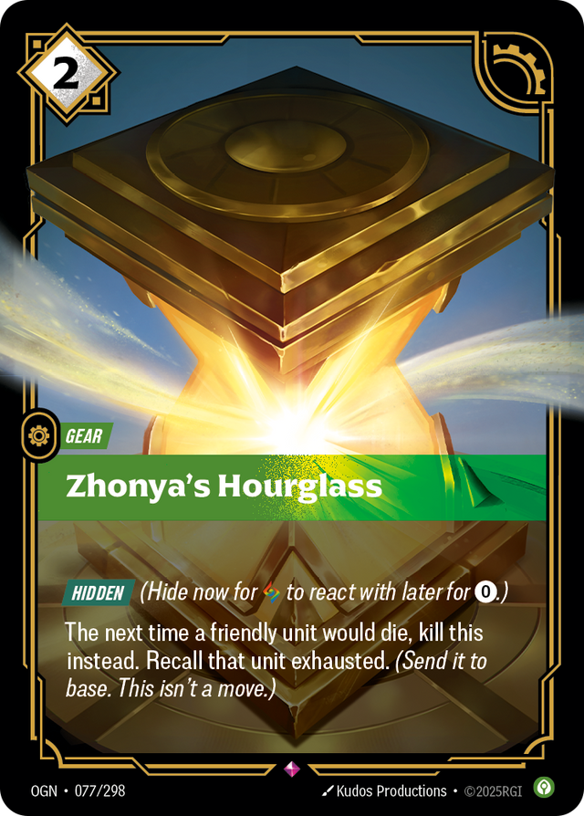 Riftbound Gear: Zhonya's Hourglass