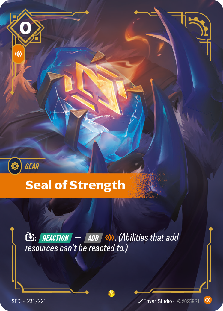 Riftbound Gear: Seal of Strength