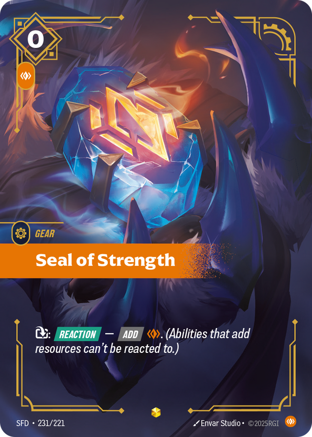 Riftbound Gear: Seal of Strength