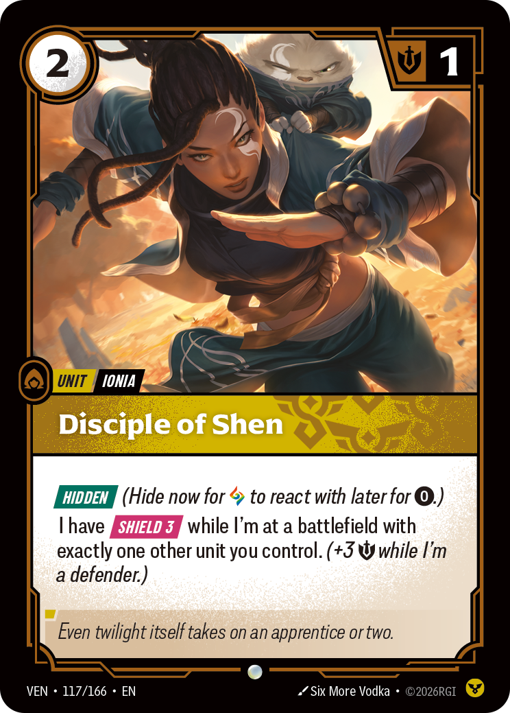 Riftbound Unit: Disciple of Shen