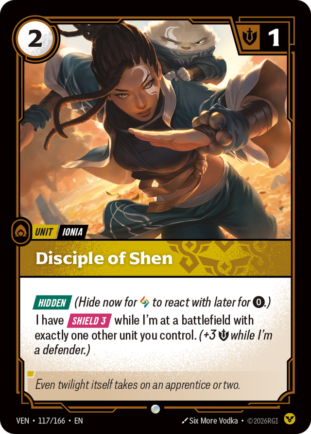 Riftbound Unit: Disciple of Shen