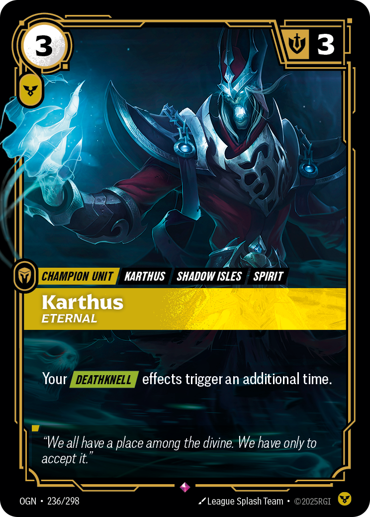 Riftbound Champion Unit: Karthus