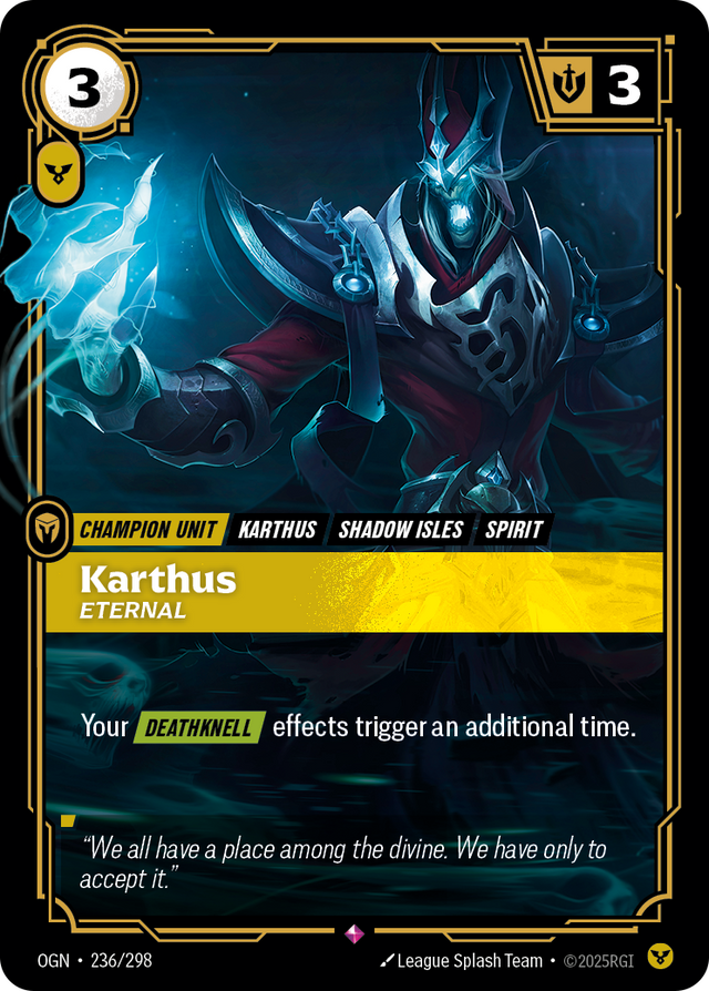 Riftbound Champion Unit: Karthus