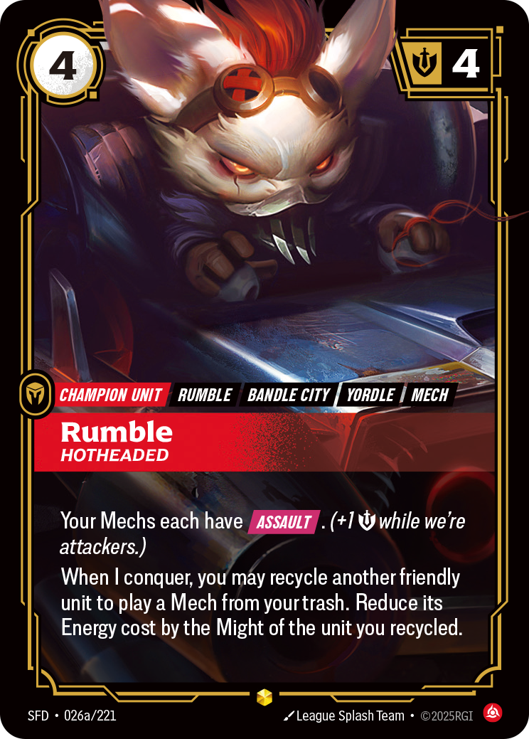 Riftbound Champion Unit: Rumble