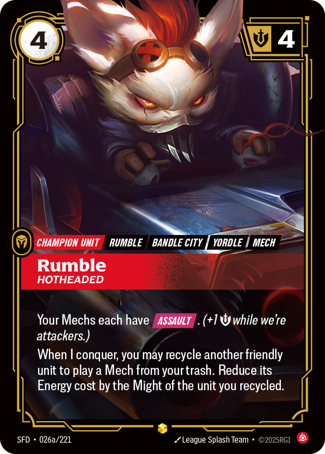 Riftbound Champion Unit: Rumble