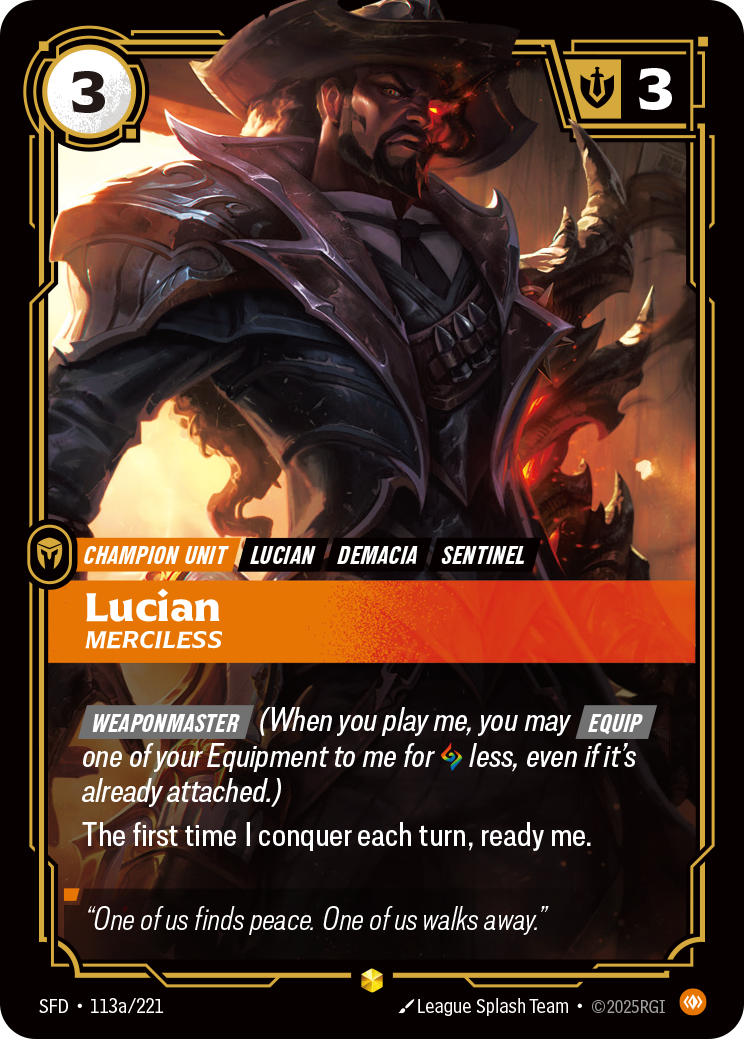 Riftbound Champion Unit: Lucian