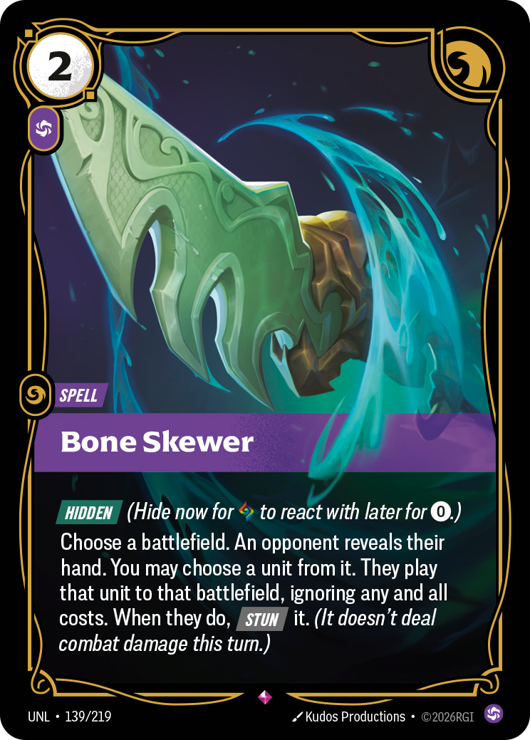 Riftbound Spell: Bone Skewer