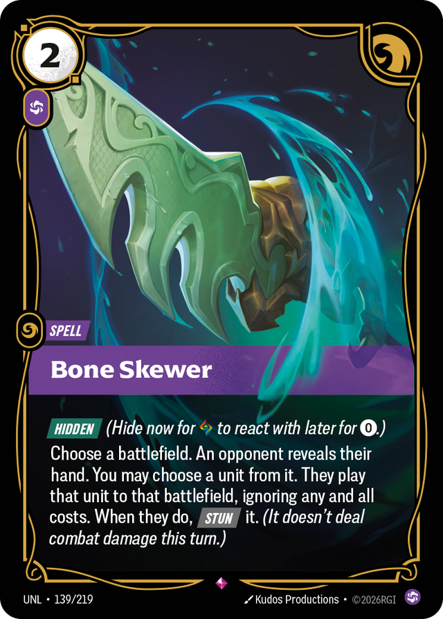 Riftbound Spell: Bone Skewer