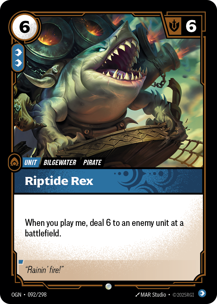 Riftbound Unit: Riptide Rex
