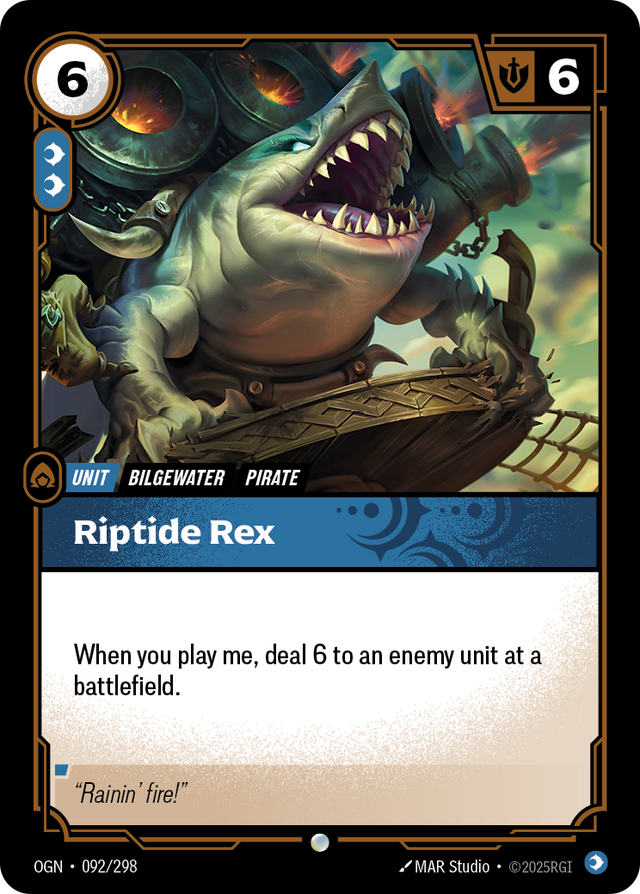 Riftbound Unit: Riptide Rex