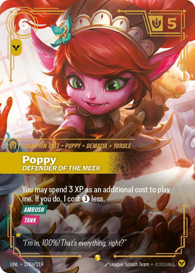 Riftbound Champion Unit: Poppy