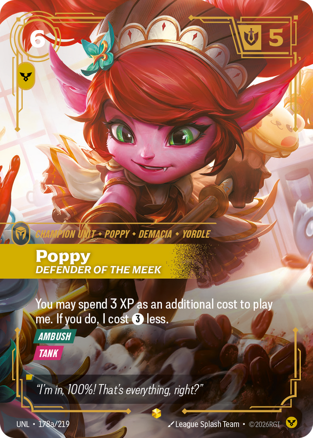 Riftbound Champion Unit: Poppy