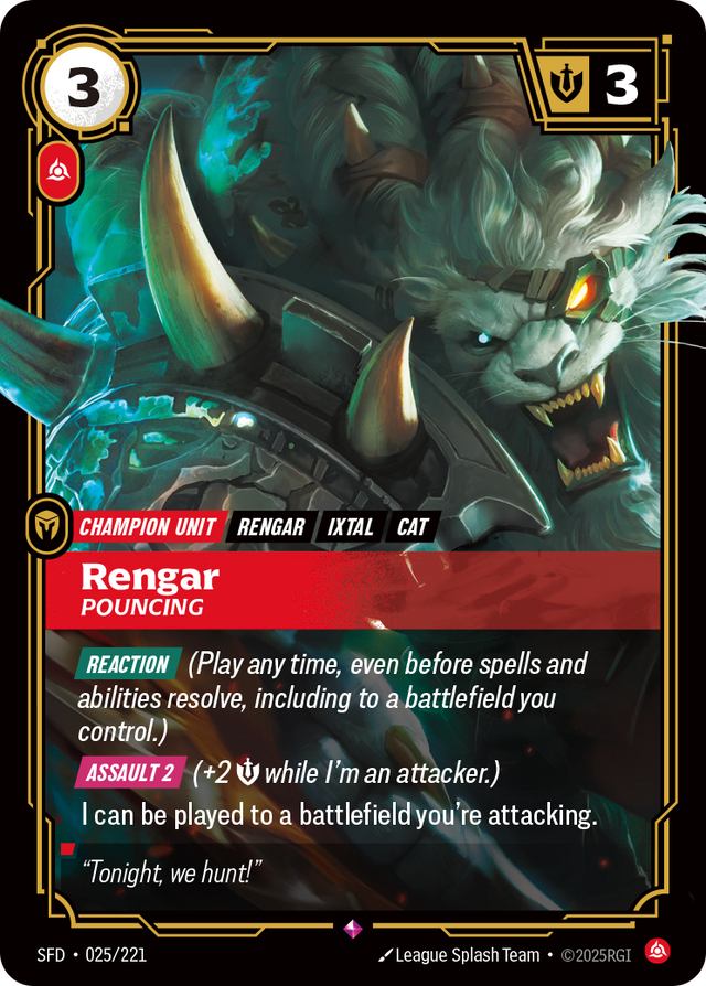 Riftbound Champion Unit: Rengar