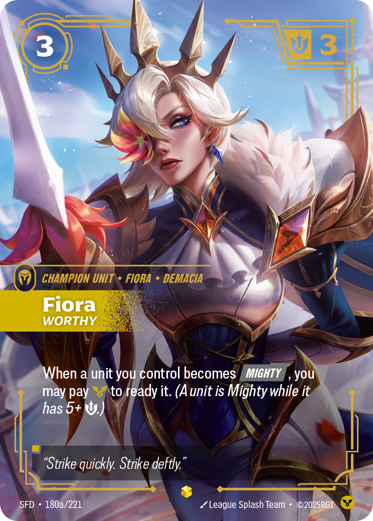 Riftbound Champion Unit: Fiora