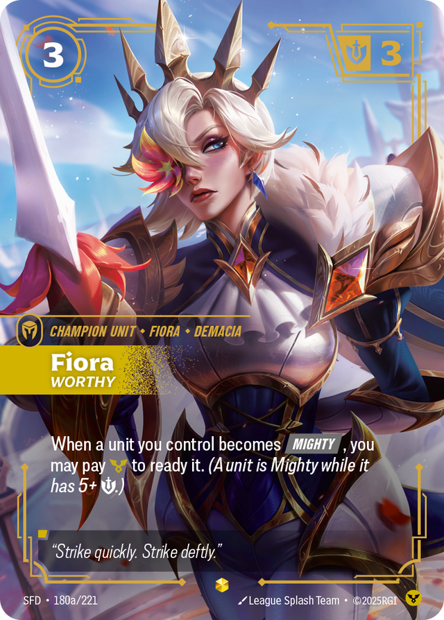 Riftbound Champion Unit: Fiora