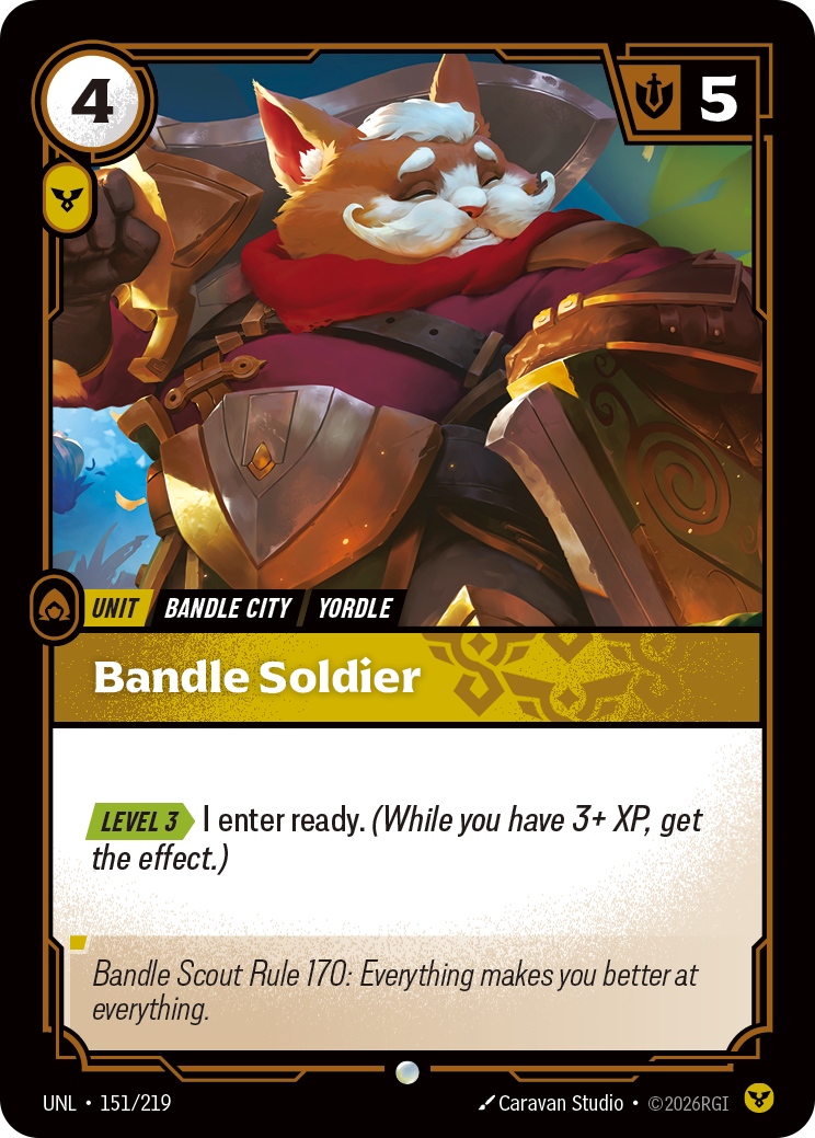Riftbound Unit: Bandle Soldier