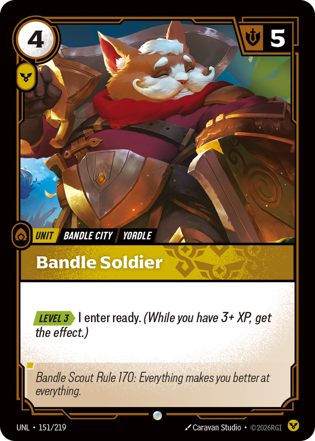 Riftbound Unit: Bandle Soldier