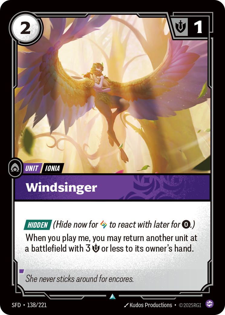 Riftbound Unit: Windsinger