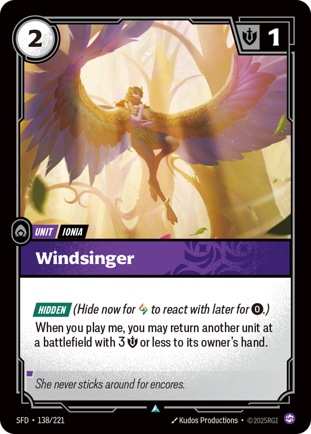Riftbound Unit: Windsinger