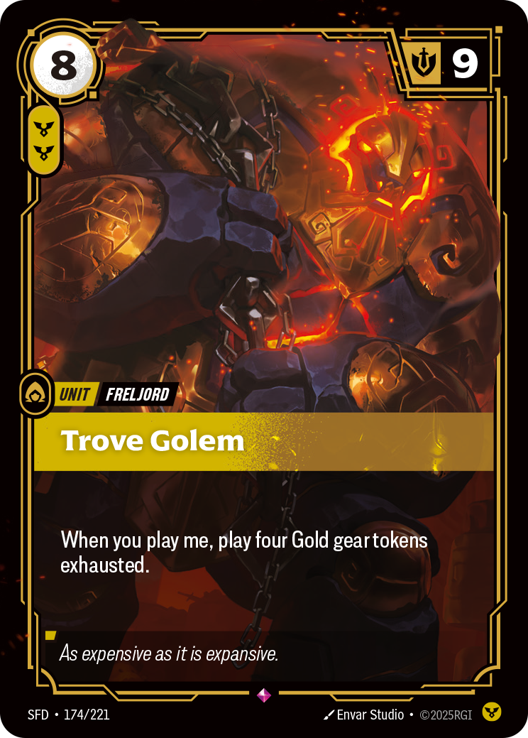 Riftbound Unit: Trove Golem