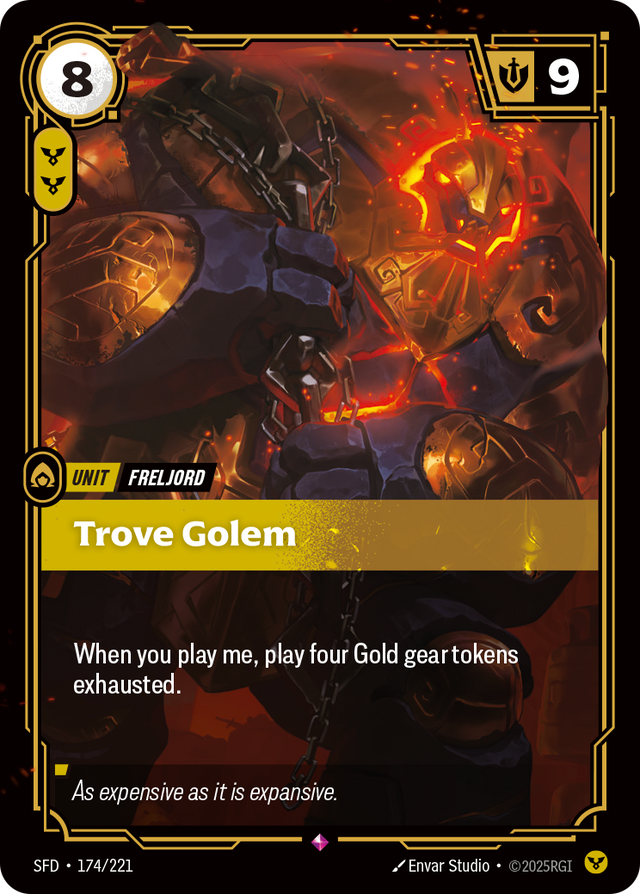 Riftbound Unit: Trove Golem