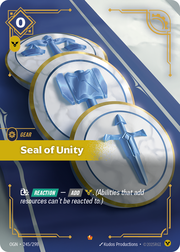 Riftbound Gear: Seal of Unity