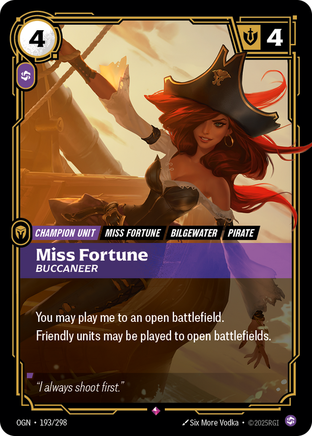 Riftbound Champion Unit: Miss Fortune
