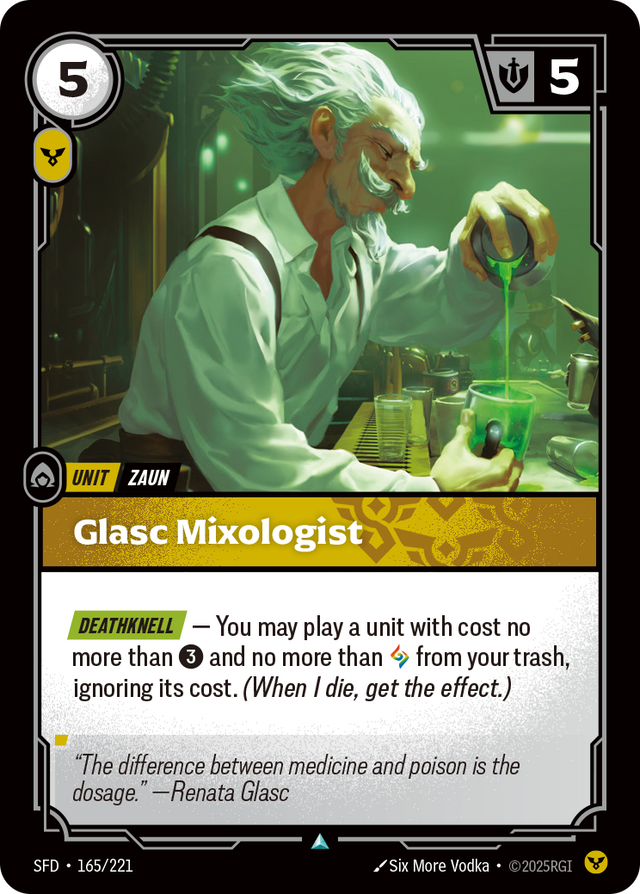Riftbound Unit: Glasc Mixologist