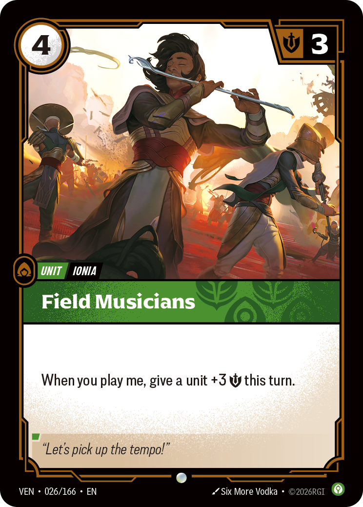 Riftbound Unit: Field Musicians