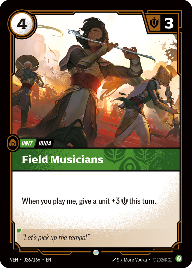 Riftbound Unit: Field Musicians