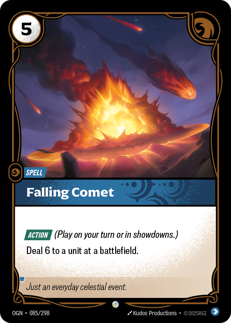 Riftbound Spell: Falling Comet