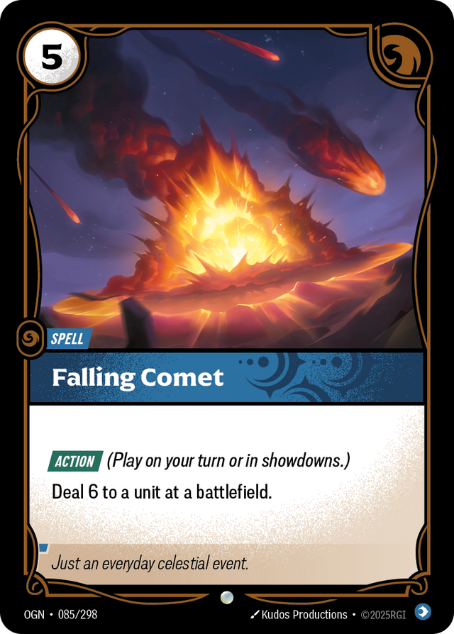 Riftbound Spell: Falling Comet