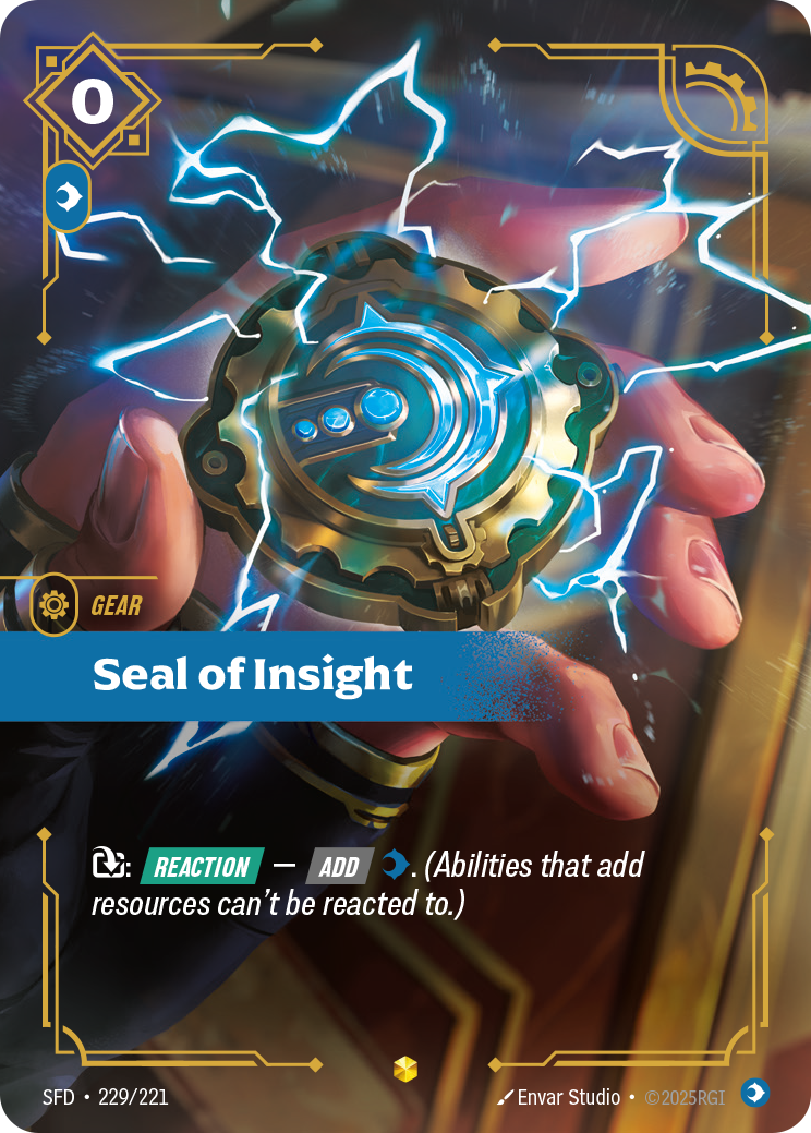 Riftbound Gear: Seal of Insight