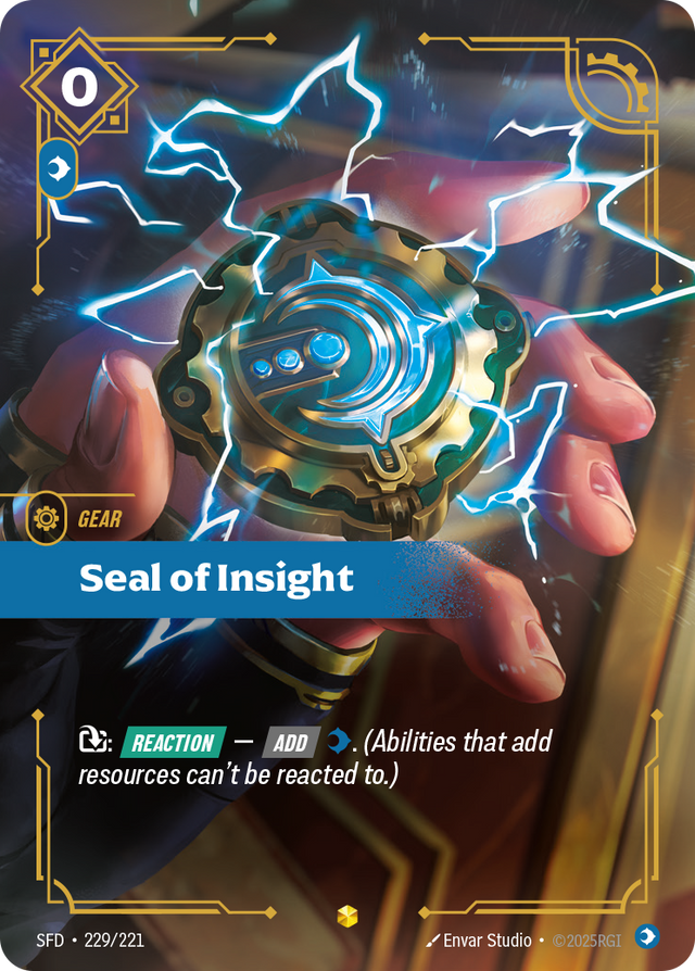 Riftbound Gear: Seal of Insight