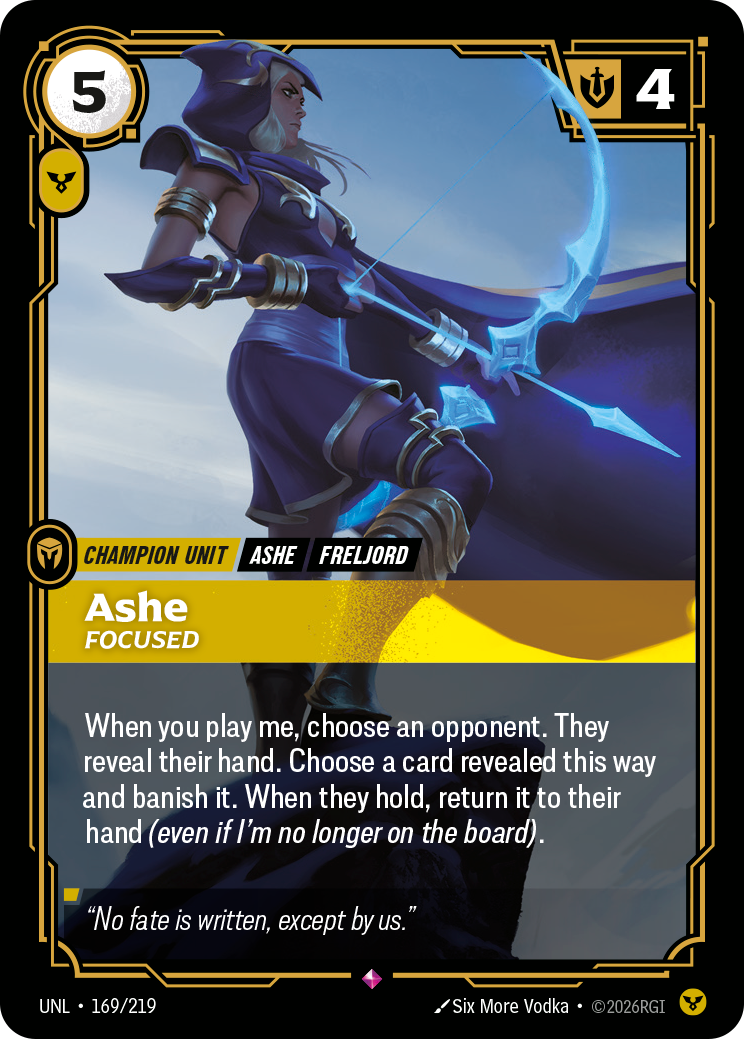 Riftbound Champion Unit: Ashe
