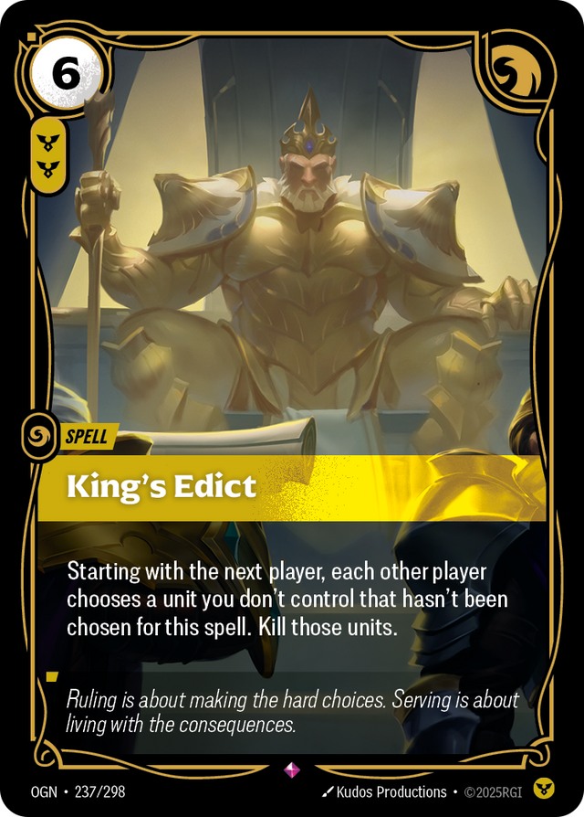 Riftbound Spell: King's Edict