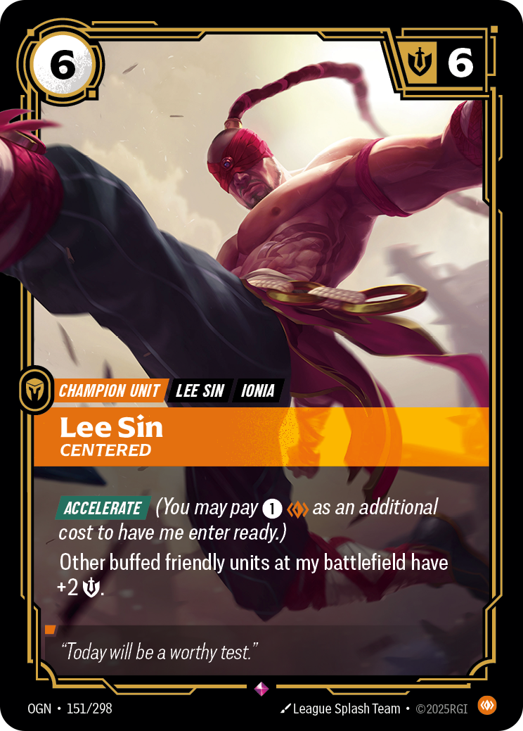 Riftbound Champion Unit: Lee Sin
