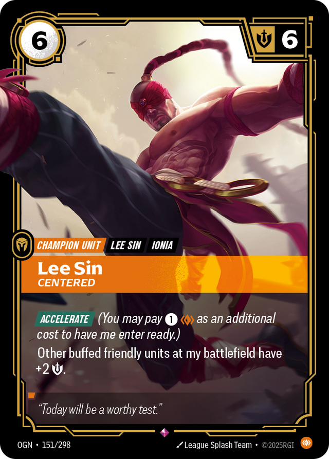 Riftbound Champion Unit: Lee Sin