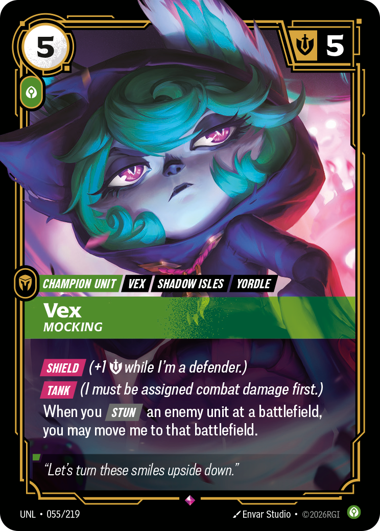 Riftbound Champion Unit: Vex