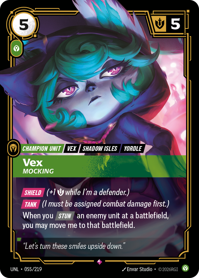 Riftbound Champion Unit: Vex