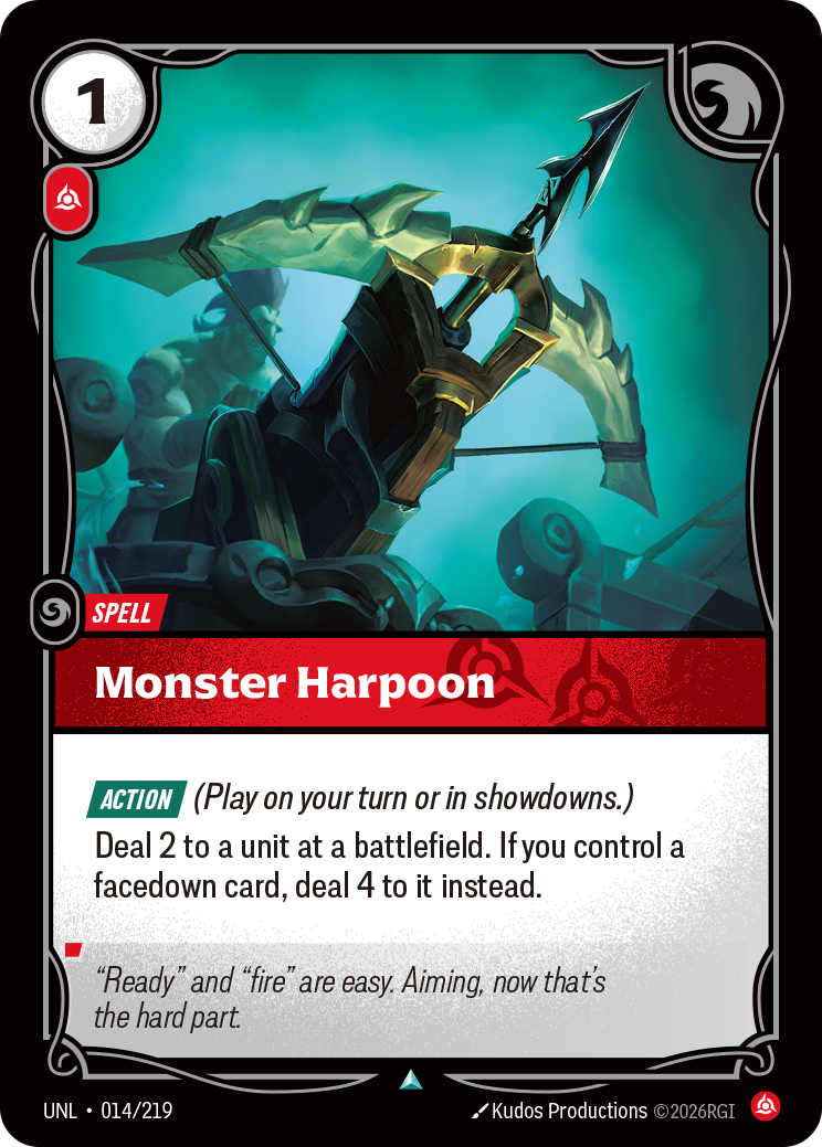 Riftbound Spell: Monster Harpoon