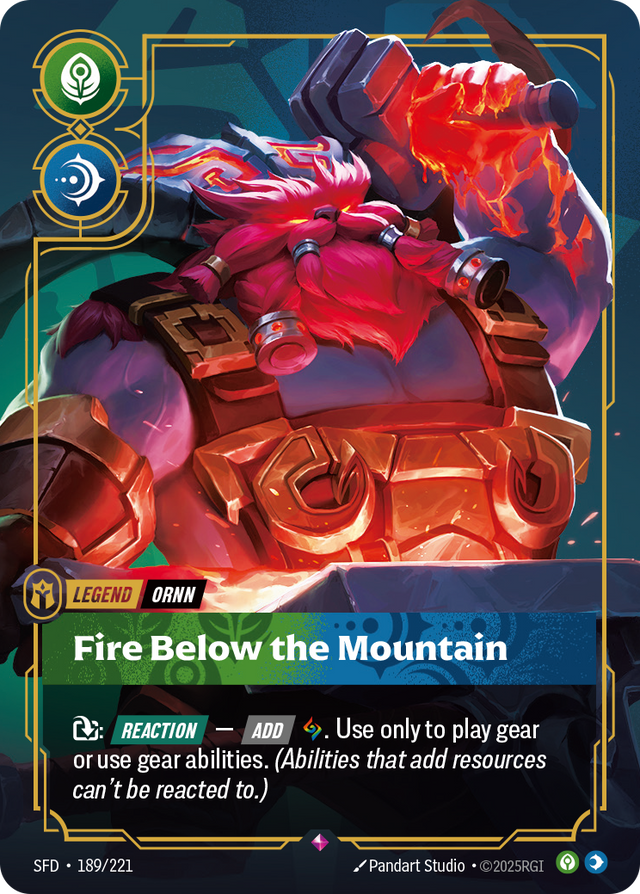 Riftbound Legend: Fire Below the Mountain