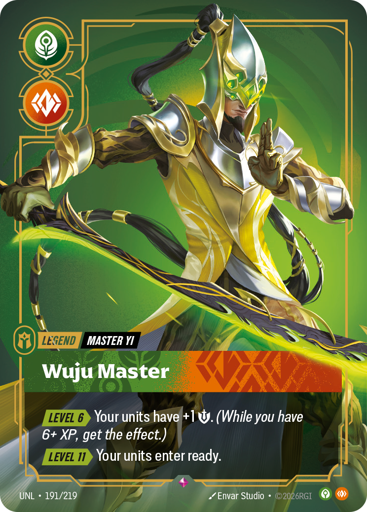 Riftbound Legend: Wuju Master