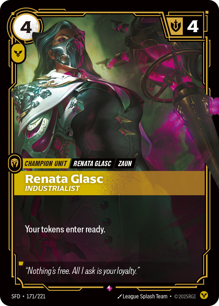 Riftbound Champion Unit: Renata Glasc