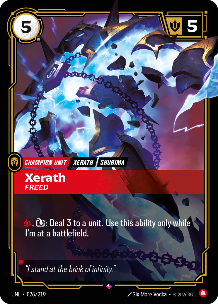 Riftbound Champion Unit: Xerath