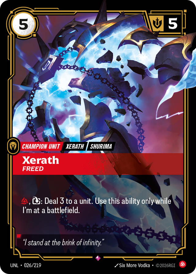 Riftbound Champion Unit: Xerath