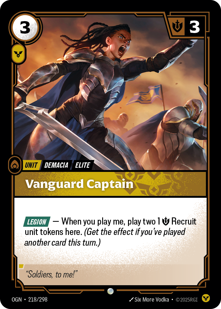 Riftbound Unit: Vanguard Captain