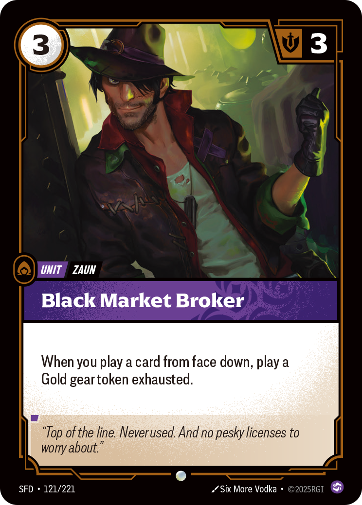 Riftbound Unit: Black Market Broker