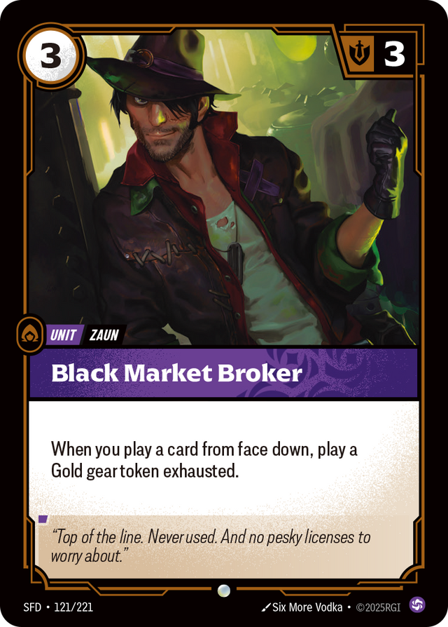 Riftbound Unit: Black Market Broker